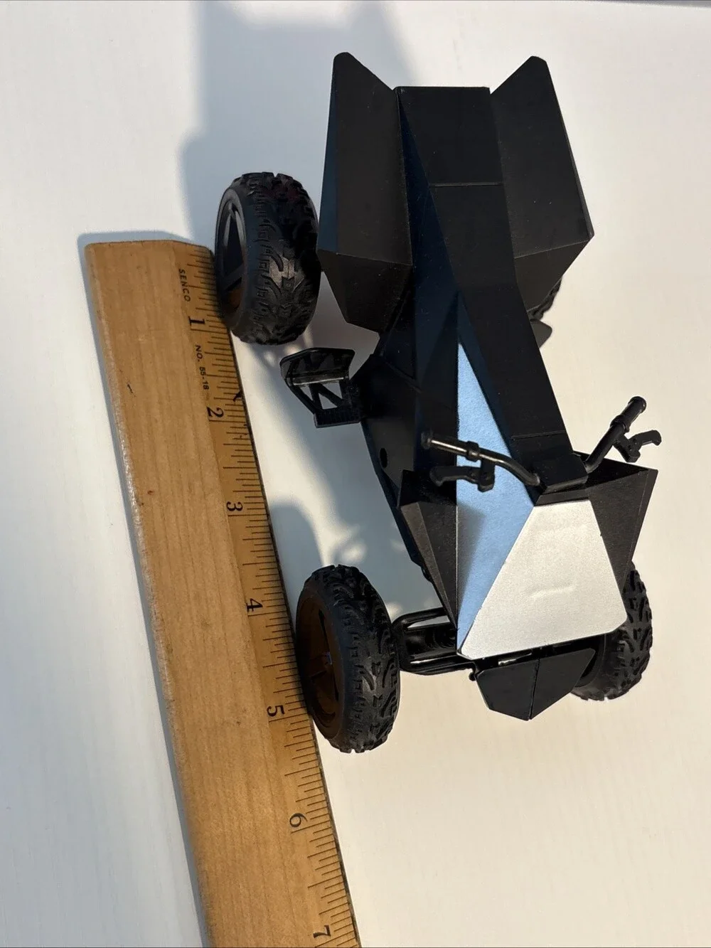 Tesla 3D Printed Style Cyber Quad Atv Toy 5” Plastic Toy